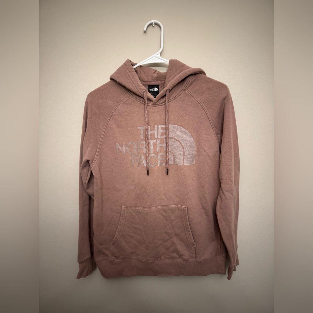 The North Face Women’s Mauve Pink Hoodie Size Small Fair Condition